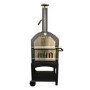 3-in-1 Charcoal Outdoor Pizza Oven BBQ & Smoker - Includes BBQ Cover and Utensil Set