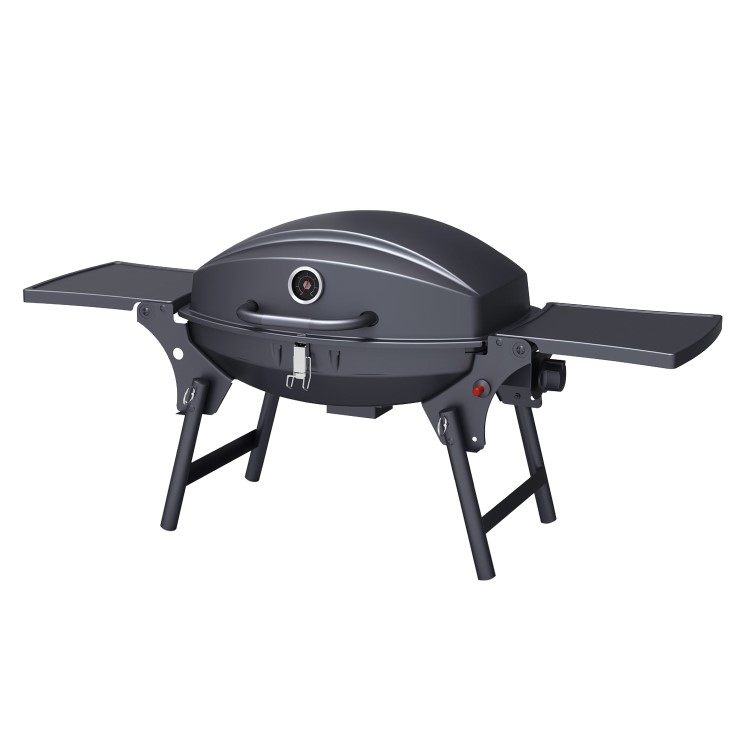 Boss Grill Louisiana  - Portable Single Burner Gas BBQ Grill with Trolley