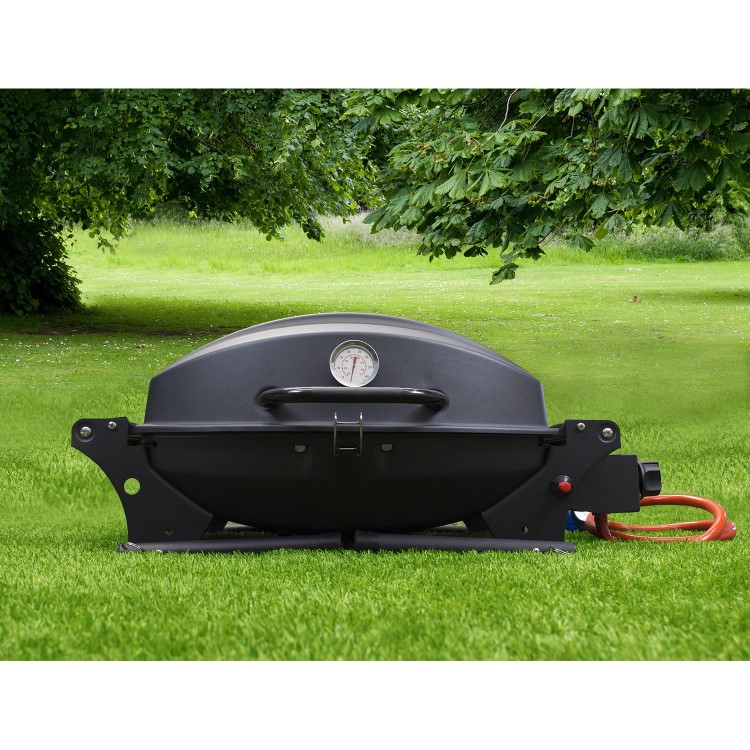 Boss Grill Louisiana  - Portable Single Burner Gas BBQ Grill with Trolley