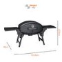 Boss Grill Louisiana  - Portable Single Burner Gas BBQ Grill with Trolley