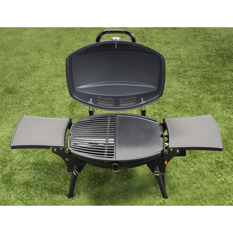 Boss Grill Louisiana Portable - Single Burner Gas BBQ Grill with Trolley