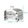 Boss Grill 12 Inch Portable Gas Pizza Cooker with Stone
