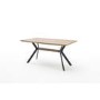 GRADE A1 - Issac Industrial Reclaimed Effect Wood Top Dining Table