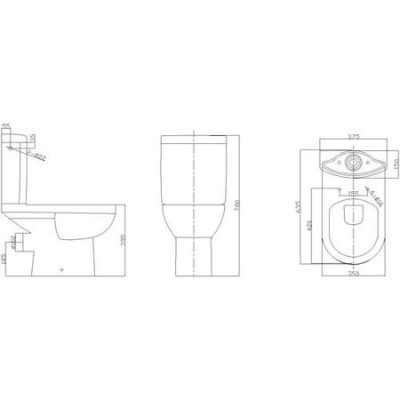 Toilet & Basin Bathroom Suite
