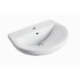 Full Pedestal Basin - 1 Tap Hole - Rounded - Davana
