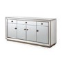 Imelda Mirrored Sideboard - 4 Door 3 Drawer