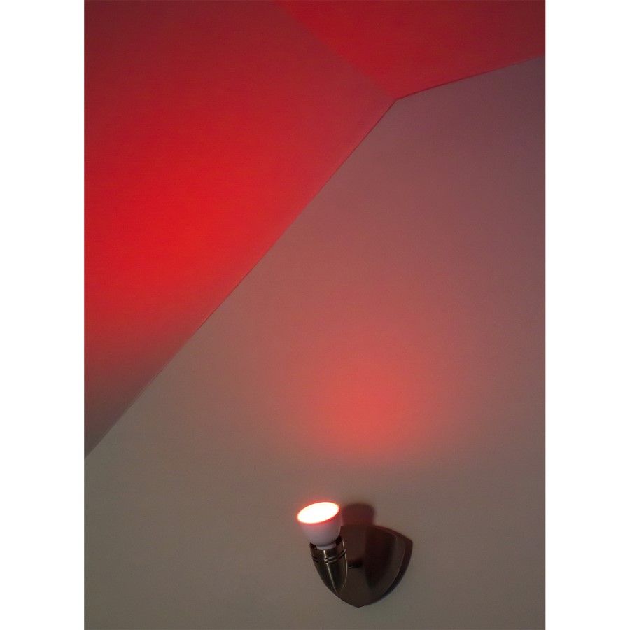 electriQ Smart Lighting dimmable colour Wifi Bulb with GU10 Spotlight fitting - Pack of 3