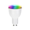 electriQ Dimmable Smart Colour WIFI LED Spotlight Bulb with GU10 fitting 70mm - Alexa &amp; Google Home compatible