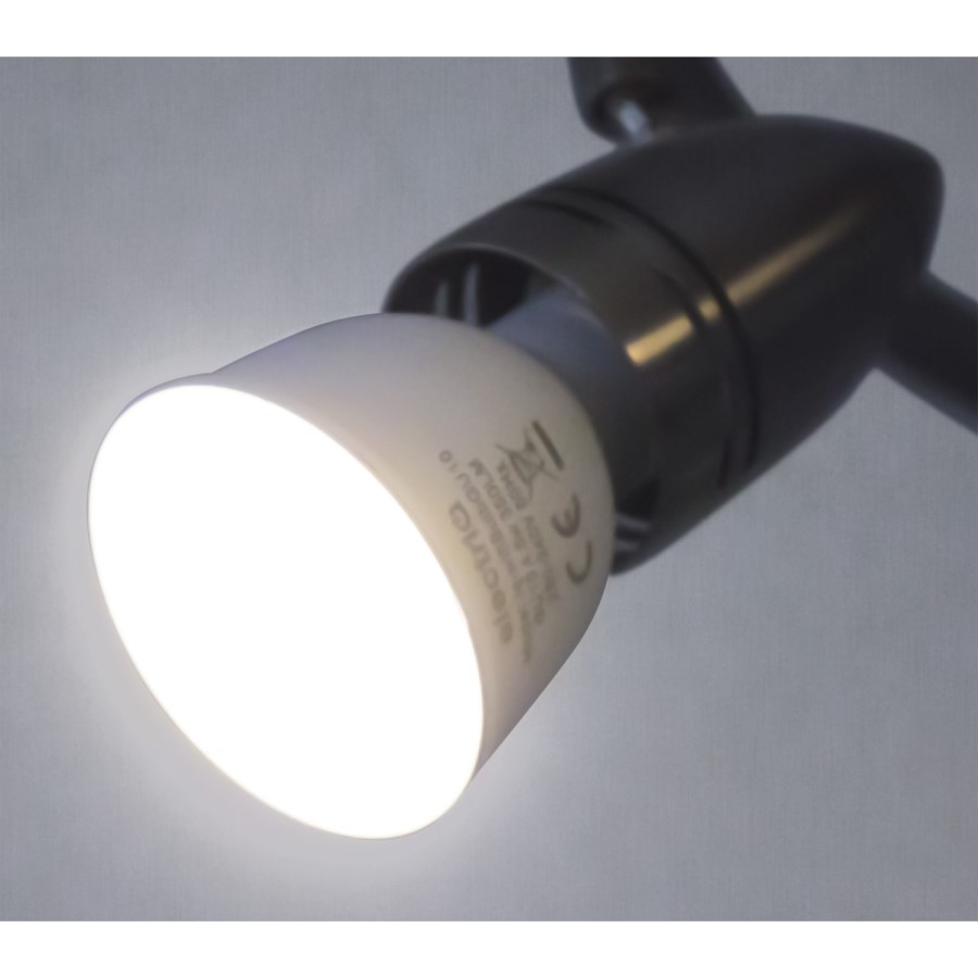 electriQ Smart Lighting dimmable colour Wifi Bulb with GU10 Spotlight fitting - Pack of 3