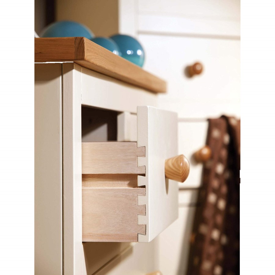 Town 2 Door 2 Drawer Wardrobe in Cream