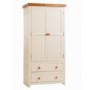 Town 2 Door 2 Drawer Wardrobe in Cream