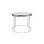 Round Mirrored Coffee Tables with Diamond Gems - Set of 2 - Jade Boutique