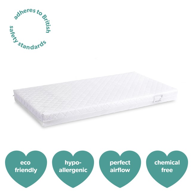 Luxury Spring Cot Bed Mattress - 120cm x 60cm - Jamie