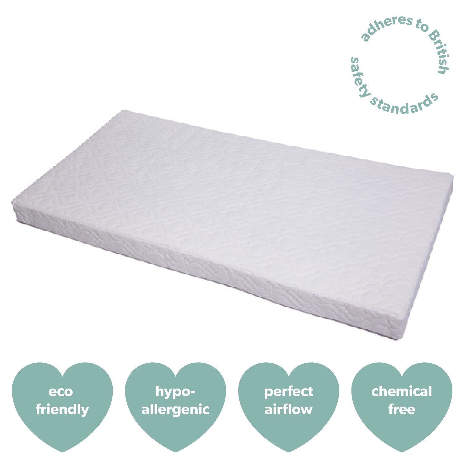 140cm by 70cm cot bed mattress