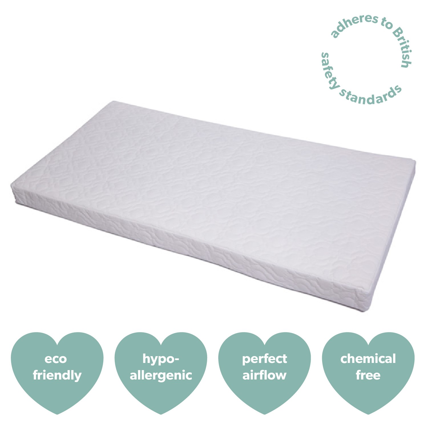Luxury spring cot bed mattress - standard size - jamie