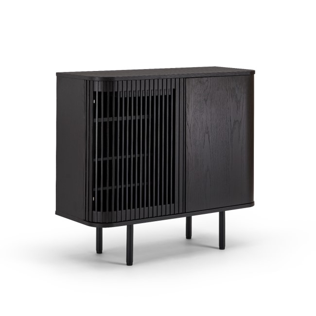 Black Oak Drinks Cabinet -  Jarel