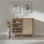 Light Oak Drinks Cabinet - Jarel