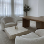 ONLY OPENED - Large Light Oak Extendable Dining Table - Seats 6 - 8 - Jarel