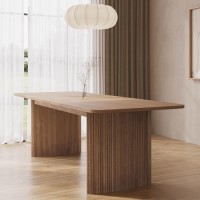 Large Light Oak Extendable Dining Table - Seats 6-8 - Jarel