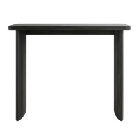 ALMOST PERFECT - Slim & Narrow Black Oak Console Table - Jarel