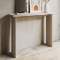 JAR015A Slim & Narrow Light Oak Console Table - Jarel