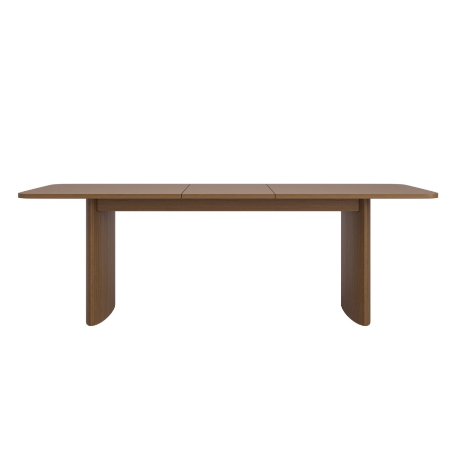 Walnut Finish Extendable 6-8 Seater Dining Table - Jarel