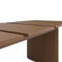 Walnut Finish Extendable 6-8 Seater Dining Table - Jarel