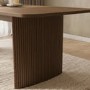 Walnut Finish Extendable 6-8 Seater Dining Table - Jarel