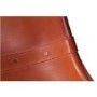 Set of 2 Retro Dining Chairs in Tan Leather - Jaxon