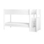 Bunk Bed with Stairs and Storage in White - Jaycee