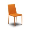GRADE A2 - Julian Bowen Jazz Stacking Pair of Chairs in Orange 