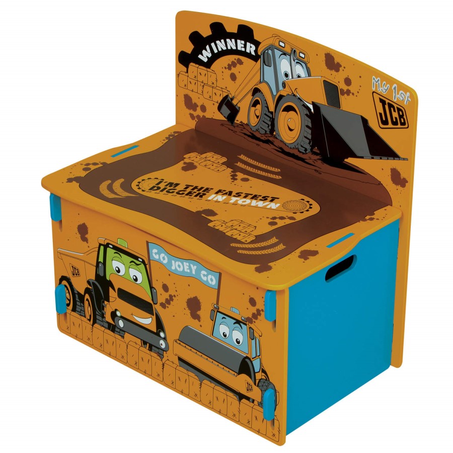 Kidsaw JCB Playbox In Yellow Black & Blue
