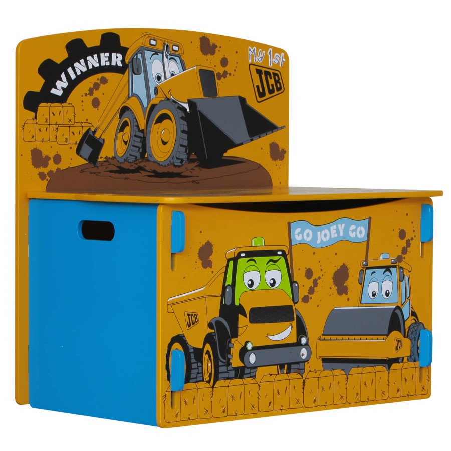 Kidsaw JCB Playbox In Yellow Black & Blue