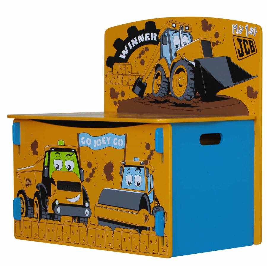 Kidsaw JCB Playbox In Yellow Black & Blue