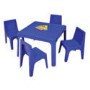 Jolly Kidz Table & 4 Chairs Set - Blue
