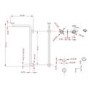Stainless Steel L Shaped Grab Rail 973mm