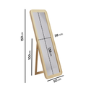 Light Wood Freestanding Full-Length Mirror - Jude 