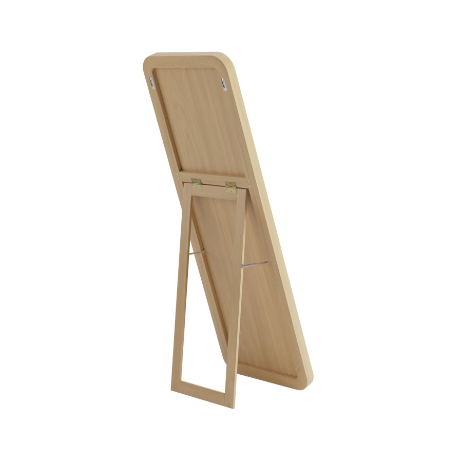 Light Wood Freestanding Full-Length Mirror - Jude 