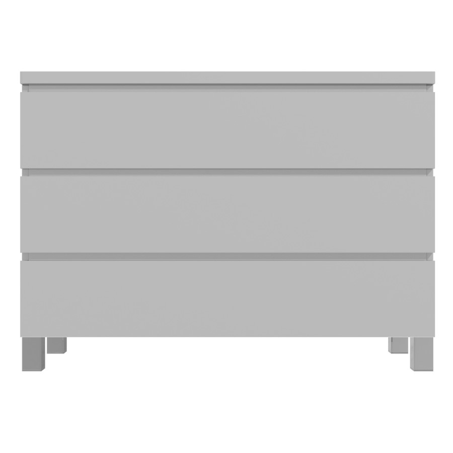 Jenson Grey High Gloss 3 Drawer Chest