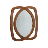 Jual JF105  Walnut Console Mirror