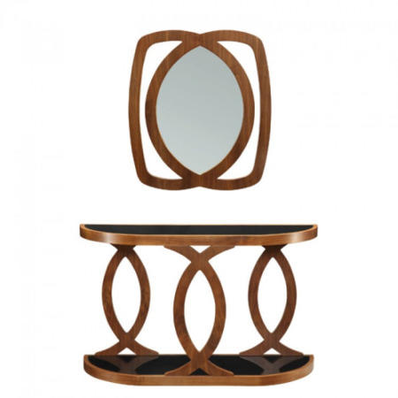 Jual JF105  Walnut Console Mirror