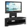Jual Furnishings Black High Gloss Cantilever TV Stand