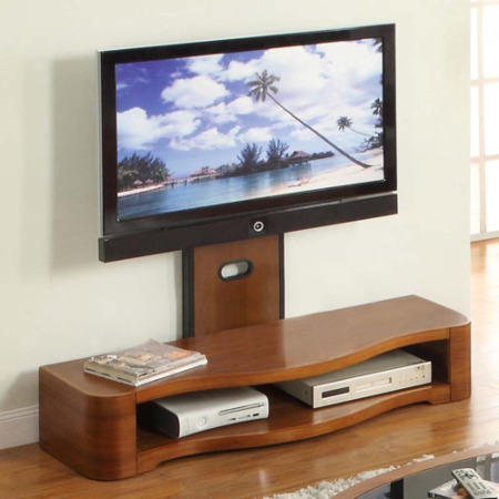 Jual JF210 Walnut Cantilever TV Stand