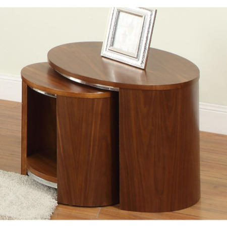 Jual Veneered Top Walnut Nest of Tables