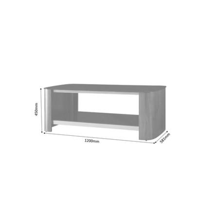 Jual Furnishings Melbourne Walnut Coffee Table