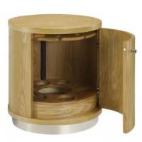 Jual Oak Mini Bar Lamp Table