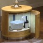 Jual Oak Mini Bar Lamp Table