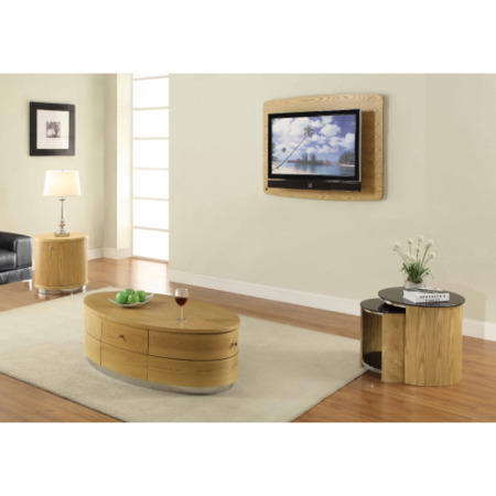 Jual Oak Mini Bar Lamp Table