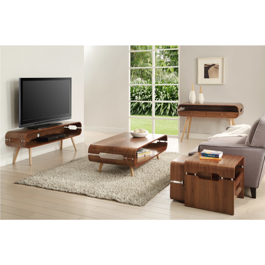 Walnut Retro Nest of Tables