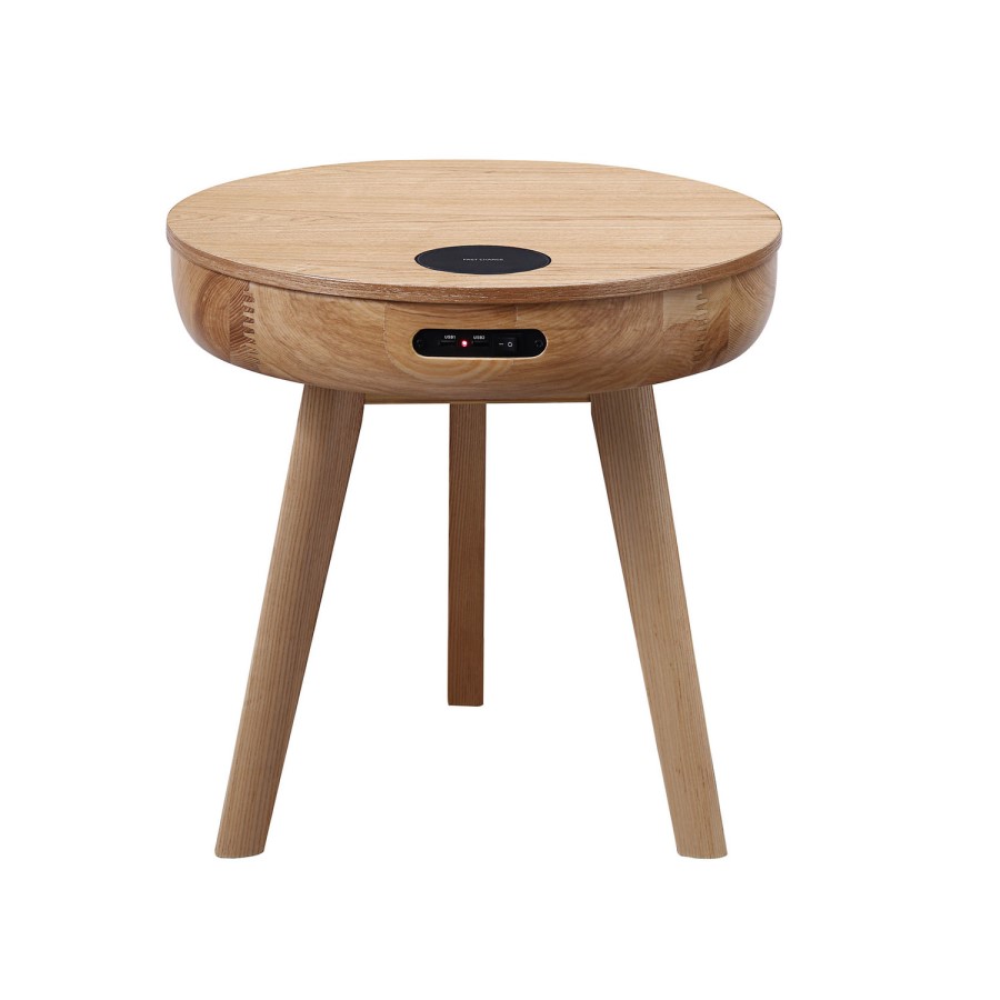 San Francisco Smart Lamp Table with Wireless Charging